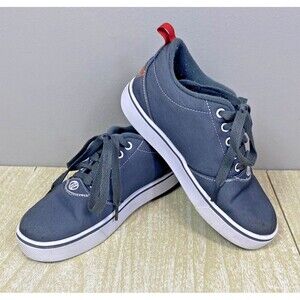 Heelys Skate Shoes Gray / Orange / Blue / White Youth Size 3 with Wheels
